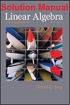 Linear Algebra and Its Applications (4E Solution) by David C. Lay